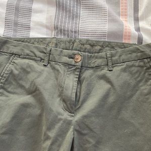 Broken-In Straight khakis - dark green